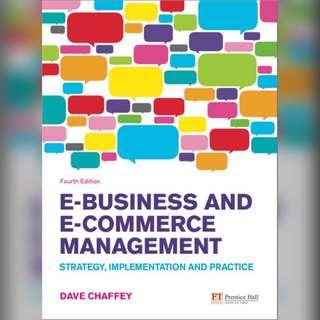 E-business and E-commerce Management by Dave Chaffey