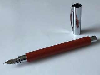 Faber Castell Ambition Fountain Pen (F-Nib) Pearwood Brown - MINT