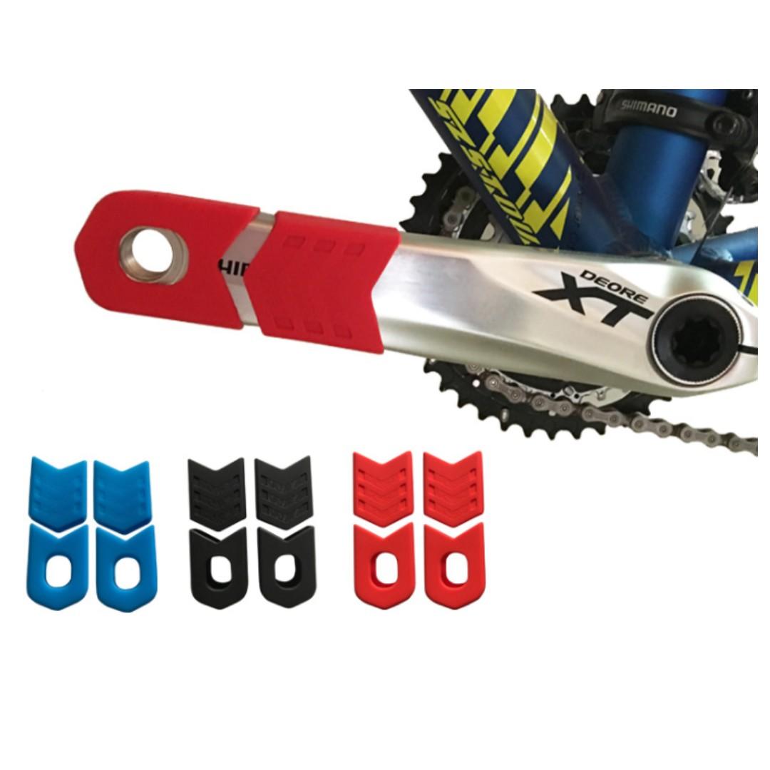 2 X Extra Rubber Crank Arm Boot Protector Crank Defender
