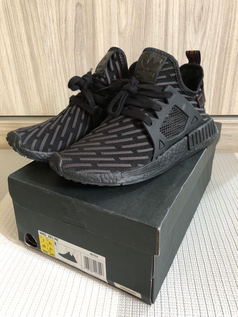 Nmd xr1 hotsell triple black red
