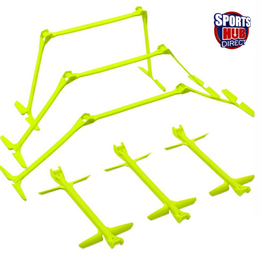 Adjustable Height Foldable Speed Hurdles Set of a 5 Three Height