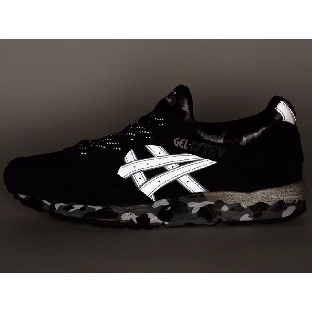 Asics Gel Lyte V x Bape APE Black Camo 3M SAGA III RONNIE FIEG pump fury vapormax sock dart SP ACG