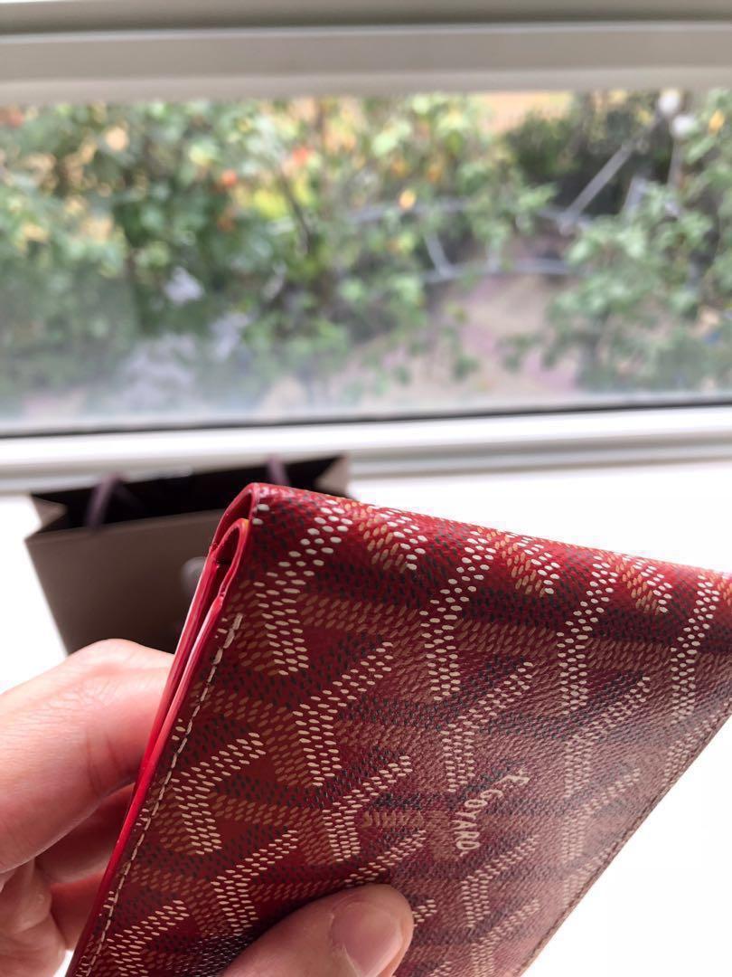 Leather wallet Goyard Red in Leather - 33175523