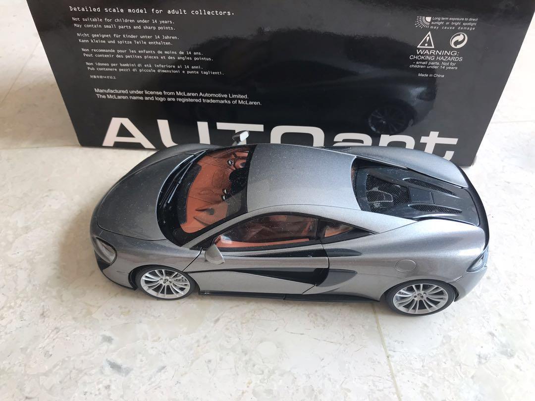 Autoart 1 18 Mclaren 570s Mclaren 570s Made By Autoart In 1 18 Scale Blade Silver Exterior With Brown Interior Brand New No Defects And In Perfect Condition Vintage Collectibles Vintage Collectibles On Carousell