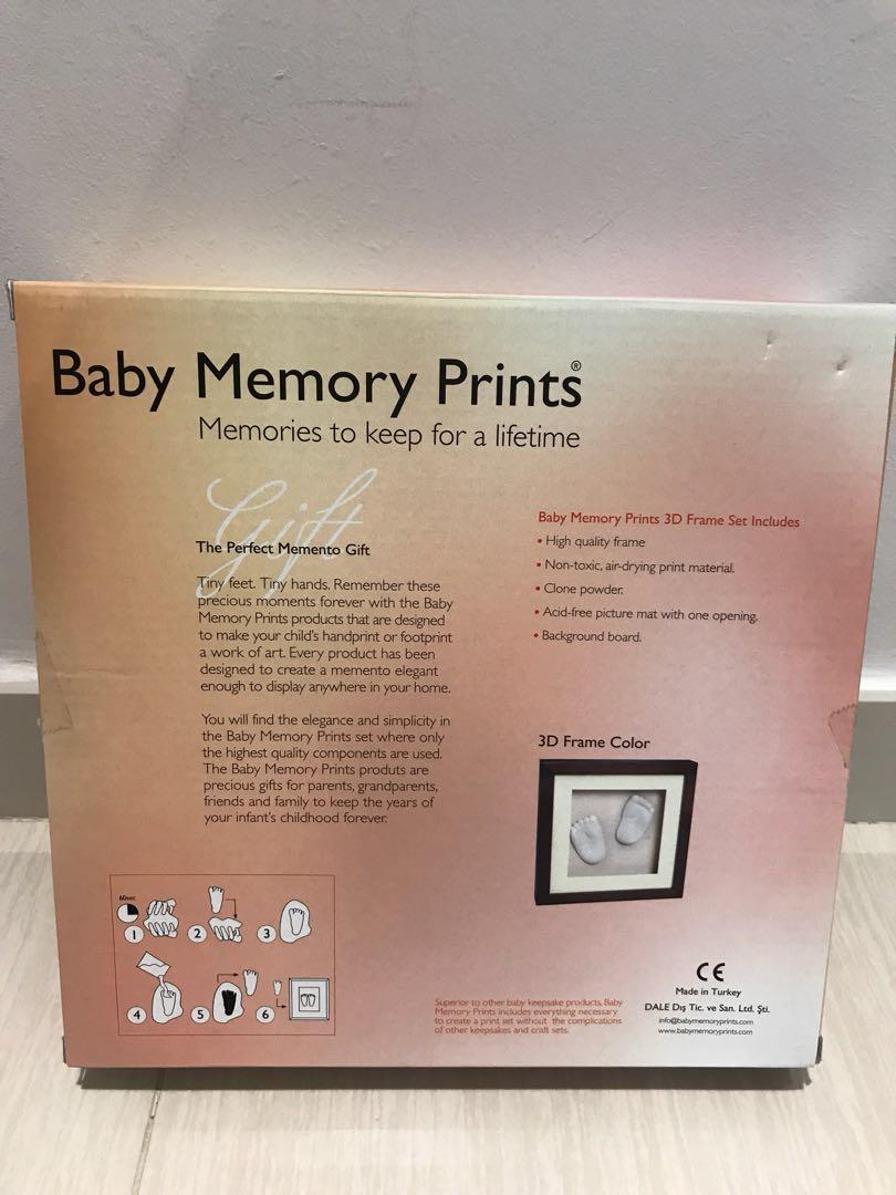 Baby Memory Prints 3d Frame Babies Kids Toys Walkers On