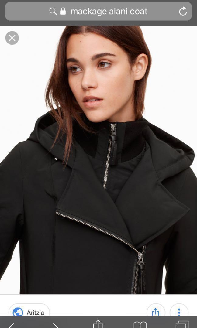 Black Mackage Alani Jacket Size M Women s Fashion Clothes on