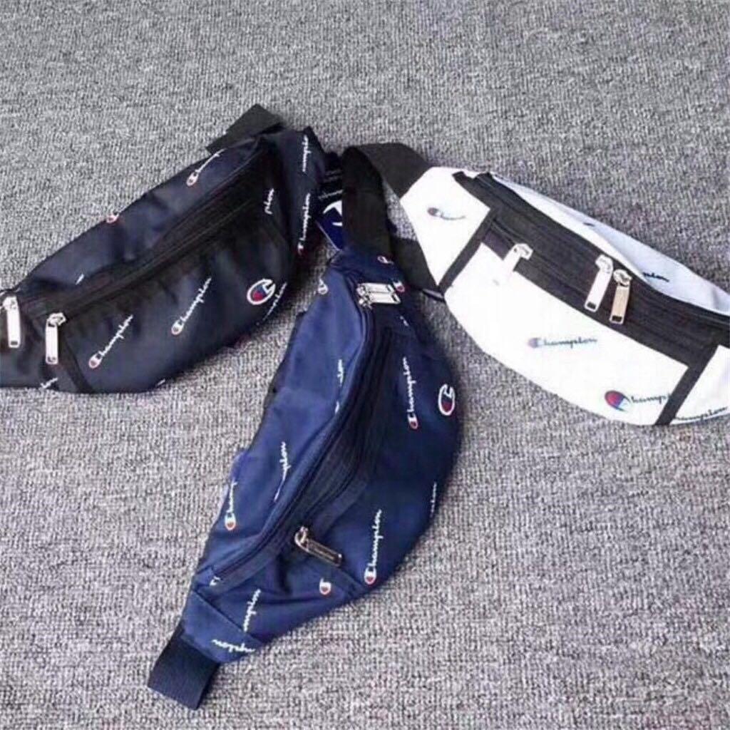 champion blue fanny pack