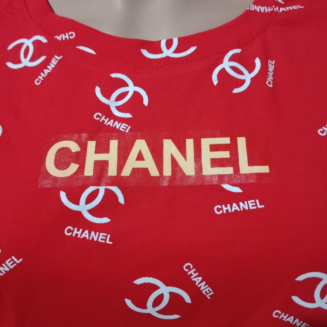 Chanel Red blouse tops shirt high 
