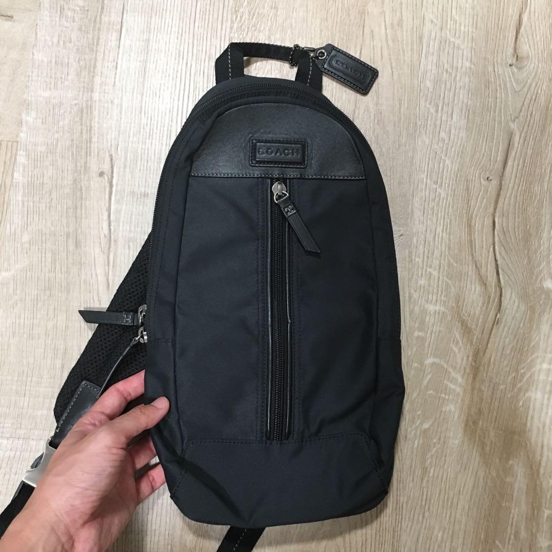 luxury sling backpack