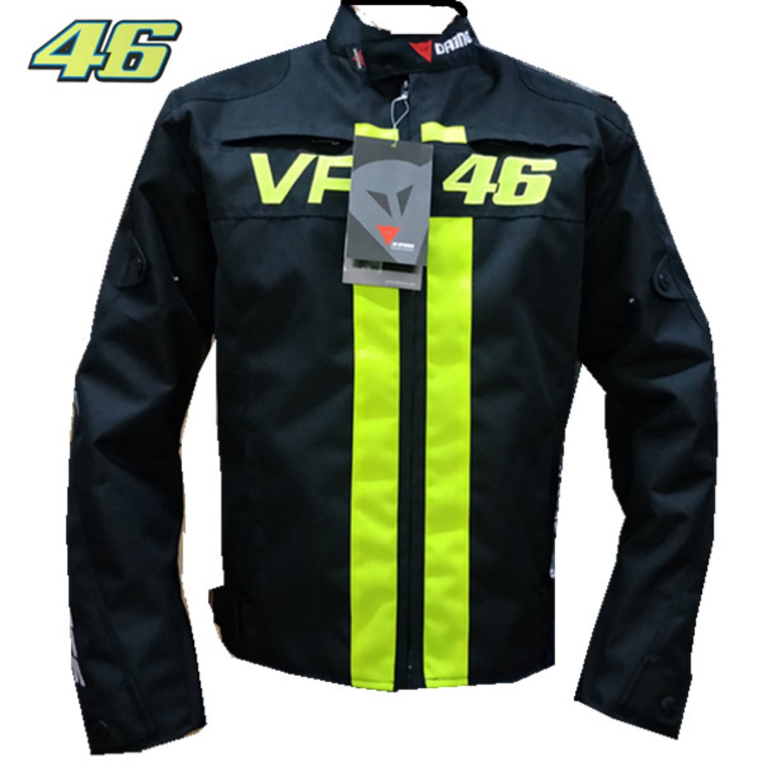 Dainese Vr 46 Vr46 Jacket Armoured Armour Protection Top Motorcycles Motorcycle Accessories On Carousell