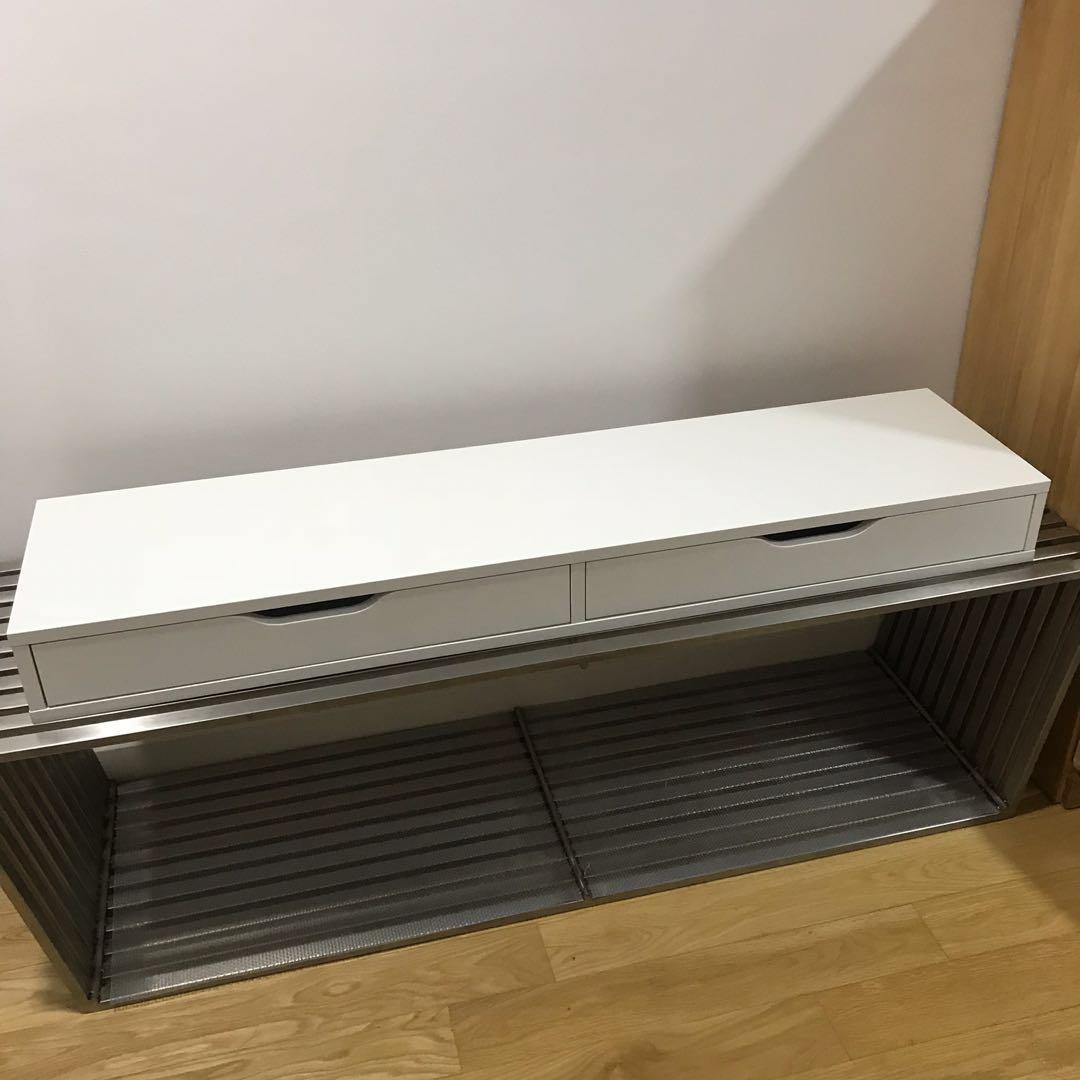 Ekby Alex Shelf /Dressing Table Top / Drawers, Furniture & Home Living