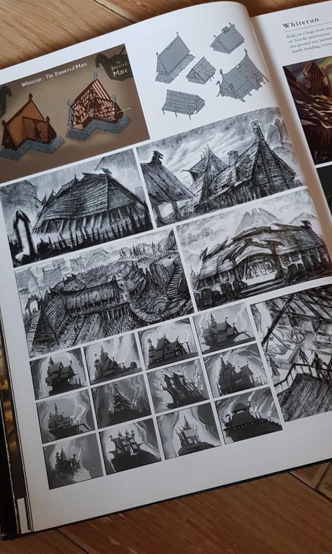 Elder scrolls Skyrim Art book, Video Gaming, Gaming Accessories