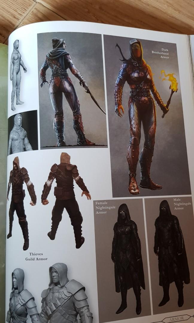 Elder scrolls Skyrim Art book, Video Gaming, Gaming Accessories