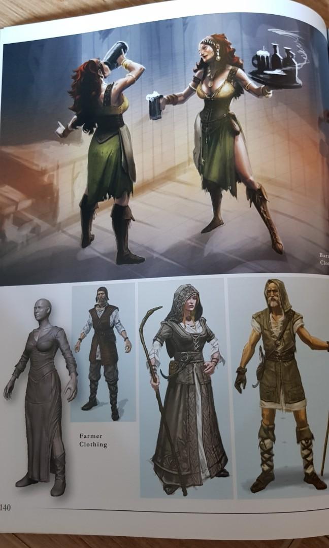 Elder scrolls Skyrim Art book, Video Gaming, Gaming Accessories
