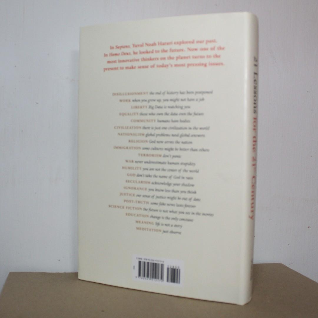 English Book 21 Lessons For The 21st Century By Yuval Noah Harari Buku Alat Tulis Buku Di Carousell