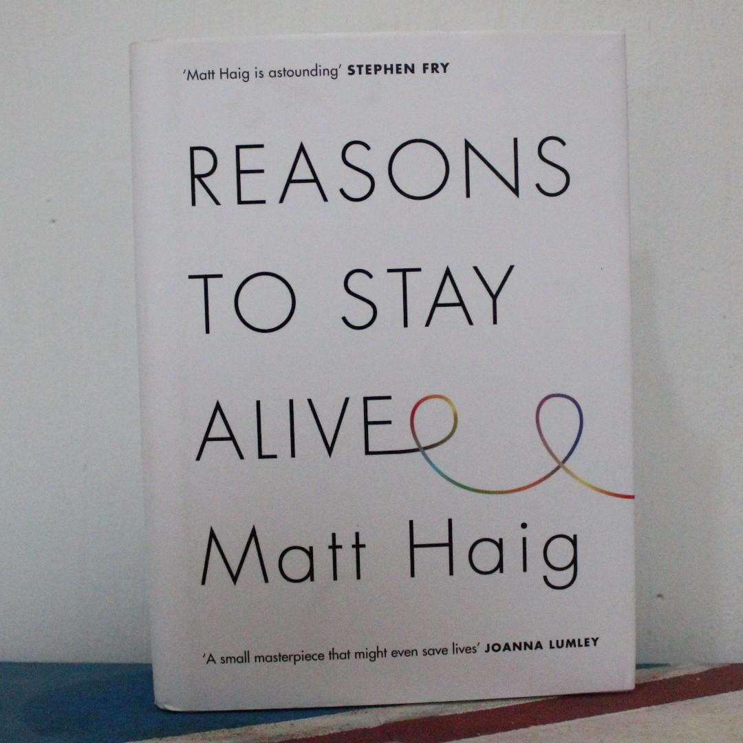 English Book Reasons To Stay Alive By Matt Haig Buku Alat