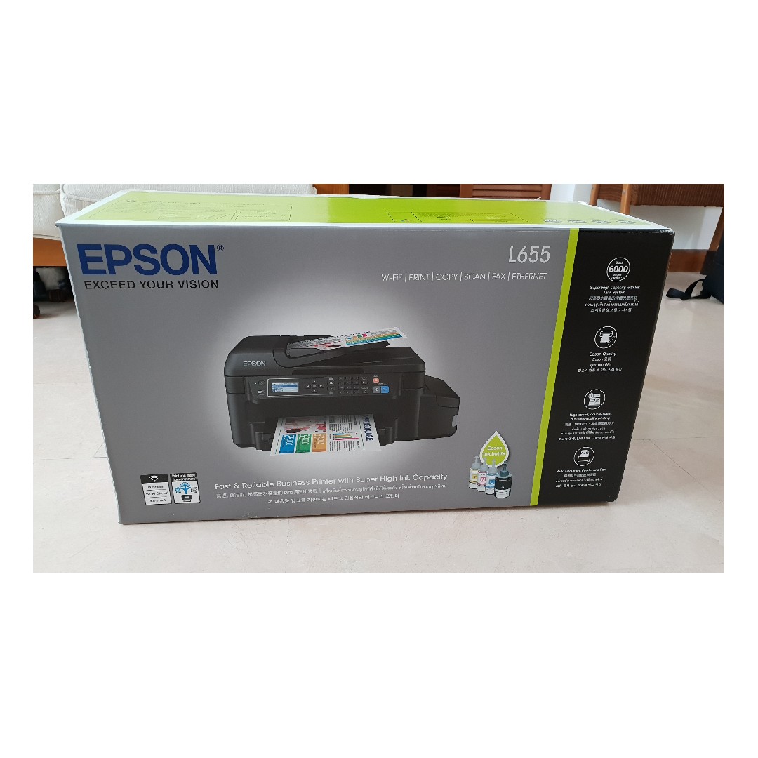 EPSON L655 printer (support DOUBLESided printing), scanner, copier