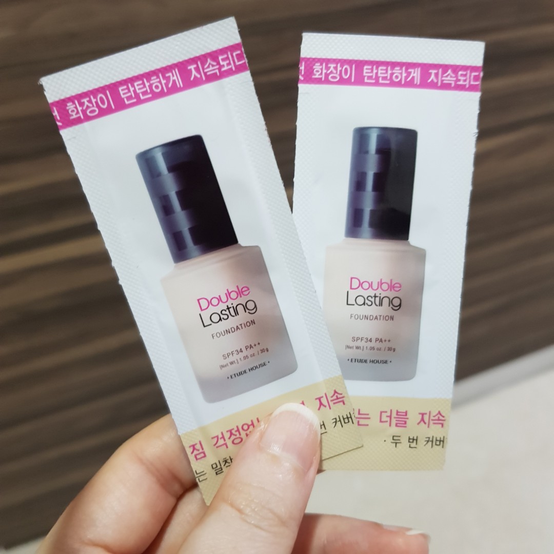 Etude House Double Lasting Foundation Sample Blessings Health