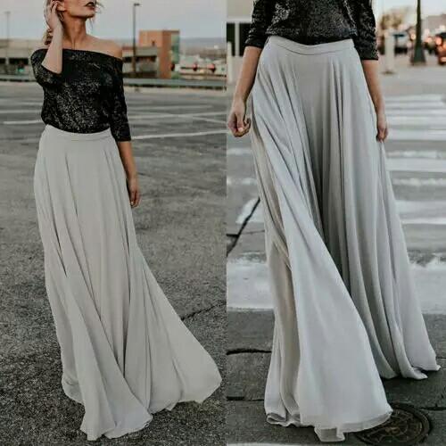 maxi evening skirts