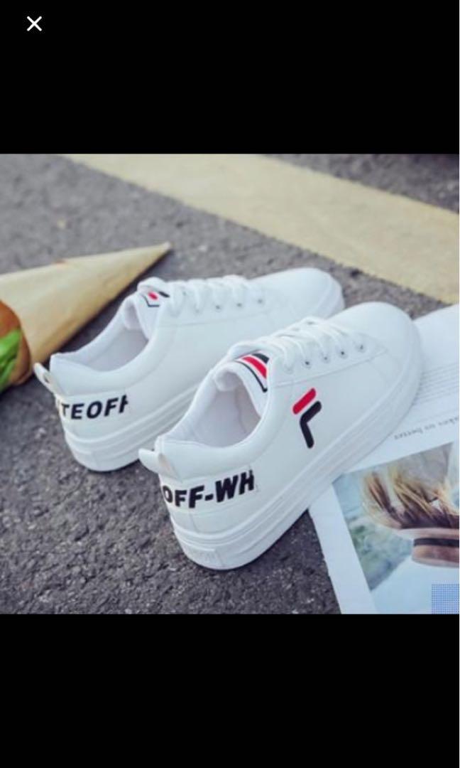 fila off white sneakers