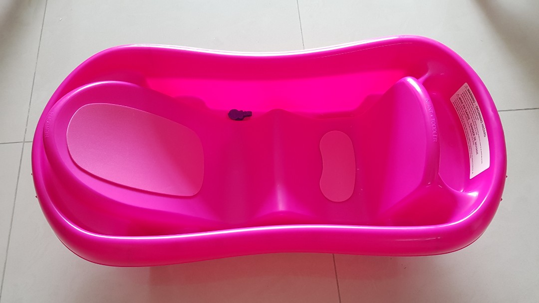 First Years Sure Comfort Newborn To Toddler Bath Tub Pink Babies