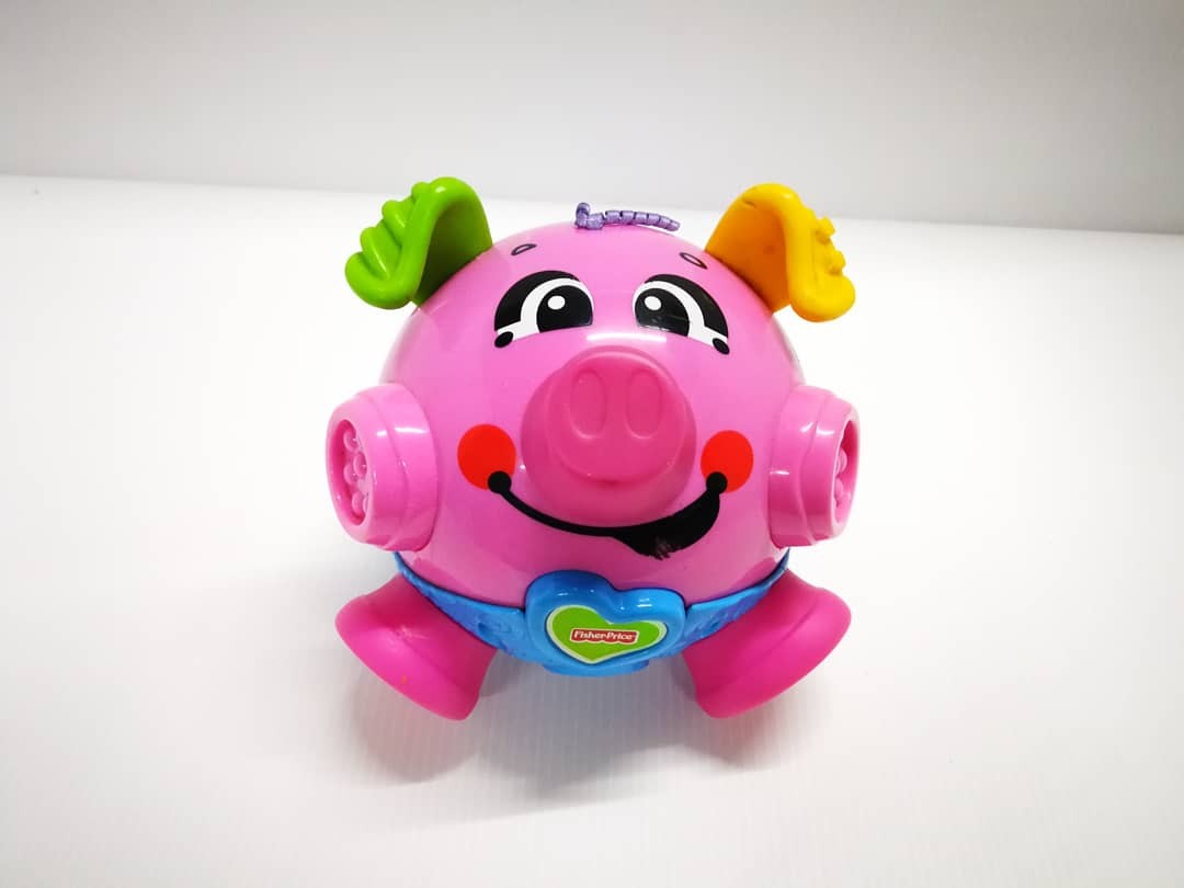 Fisher Price Bounce Giggle Pig 2005 Hobbies Toys Toys