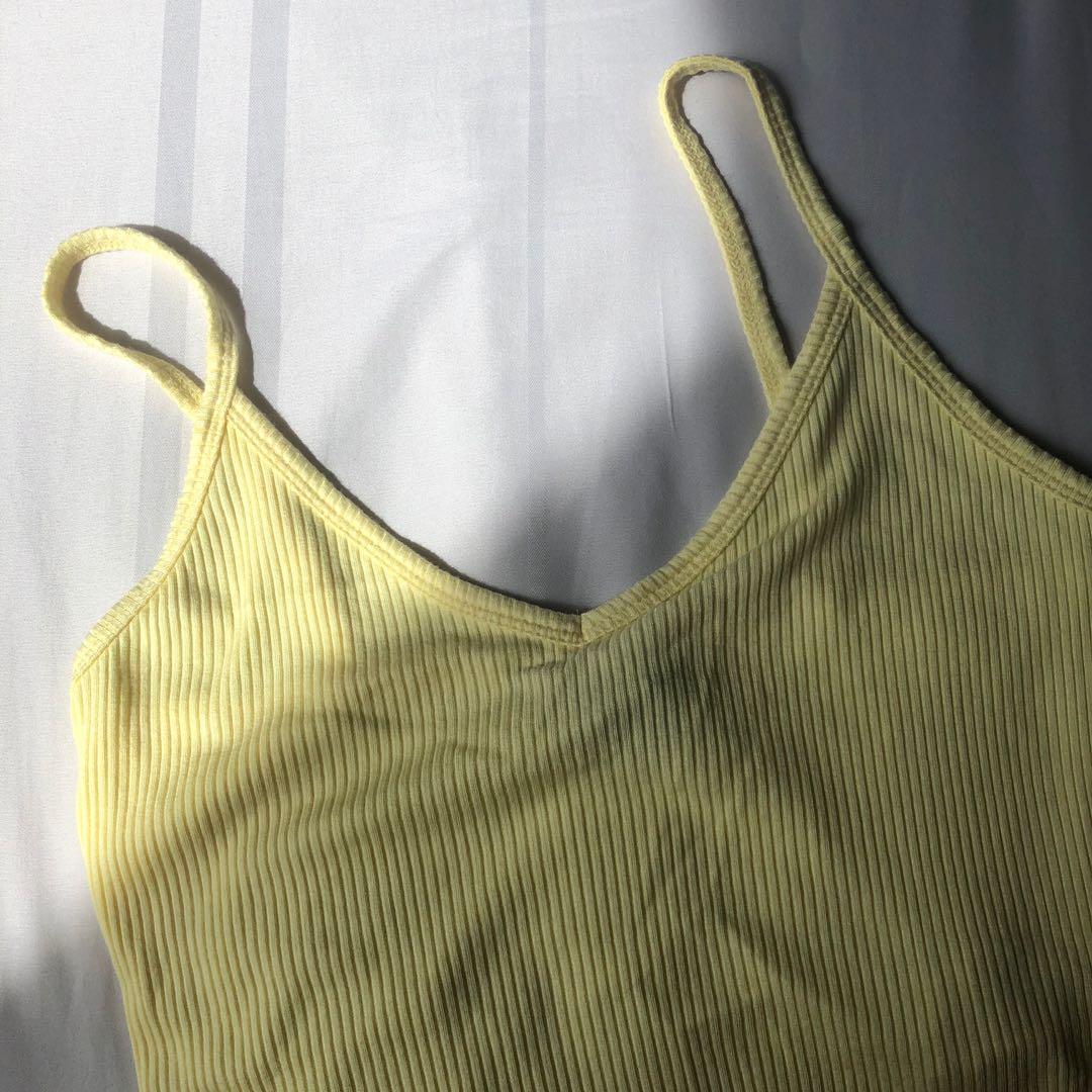 pale yellow camisole