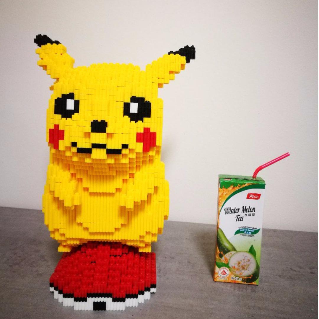 giant lego pikachu