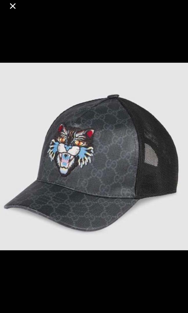 Gucci angry best sale cat cap