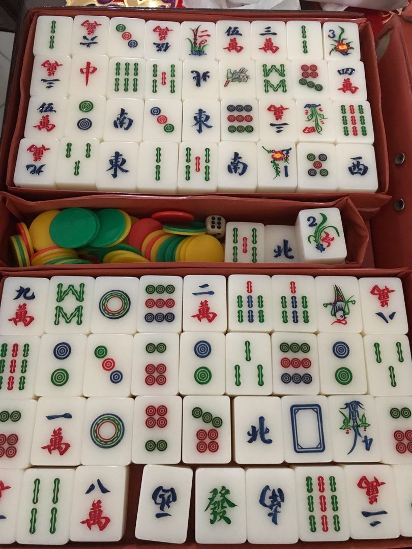 Hong kong mahjong set everything else on carousell