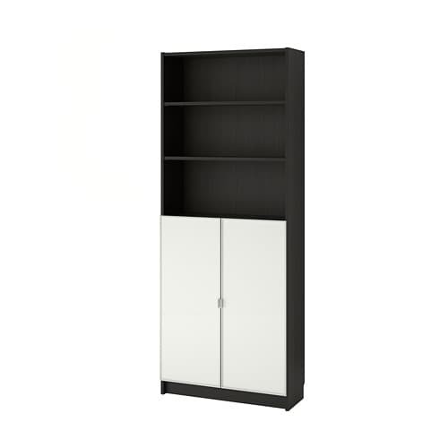 Ikea Billy Bookcase With Glass Doors Furniture Others On Carousell