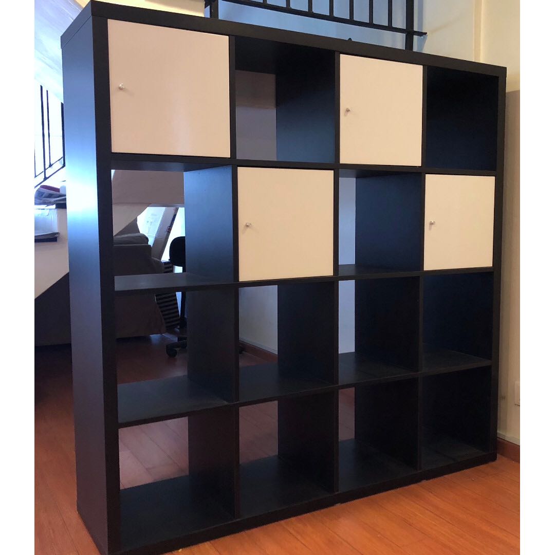 Ikea Kallax With Door Inserts Furniture Shelves Drawers On Carousell