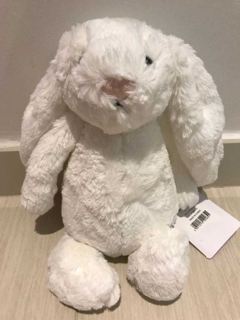 Jellycat Bashful Bunny White exclusive to the little white