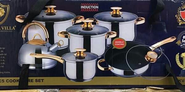 👋Kitchen ware set 12pcs pot (Category: Other Kitchen Appliances) located in Caloocan City. Submitted by mms_bestshop (Listing ID 197979915, Image 1). Description: 👋Kitchen ware set 12pcs pot 👋Good Quality 👋Es.