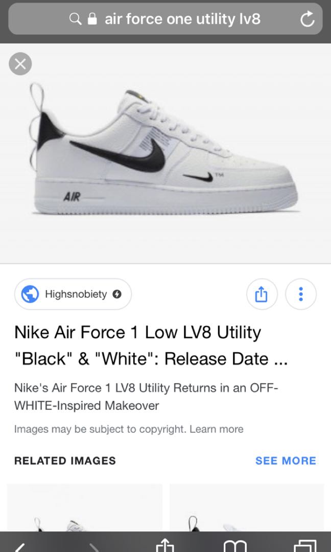 LF] Air Force 1 07 Lv8 utility White 