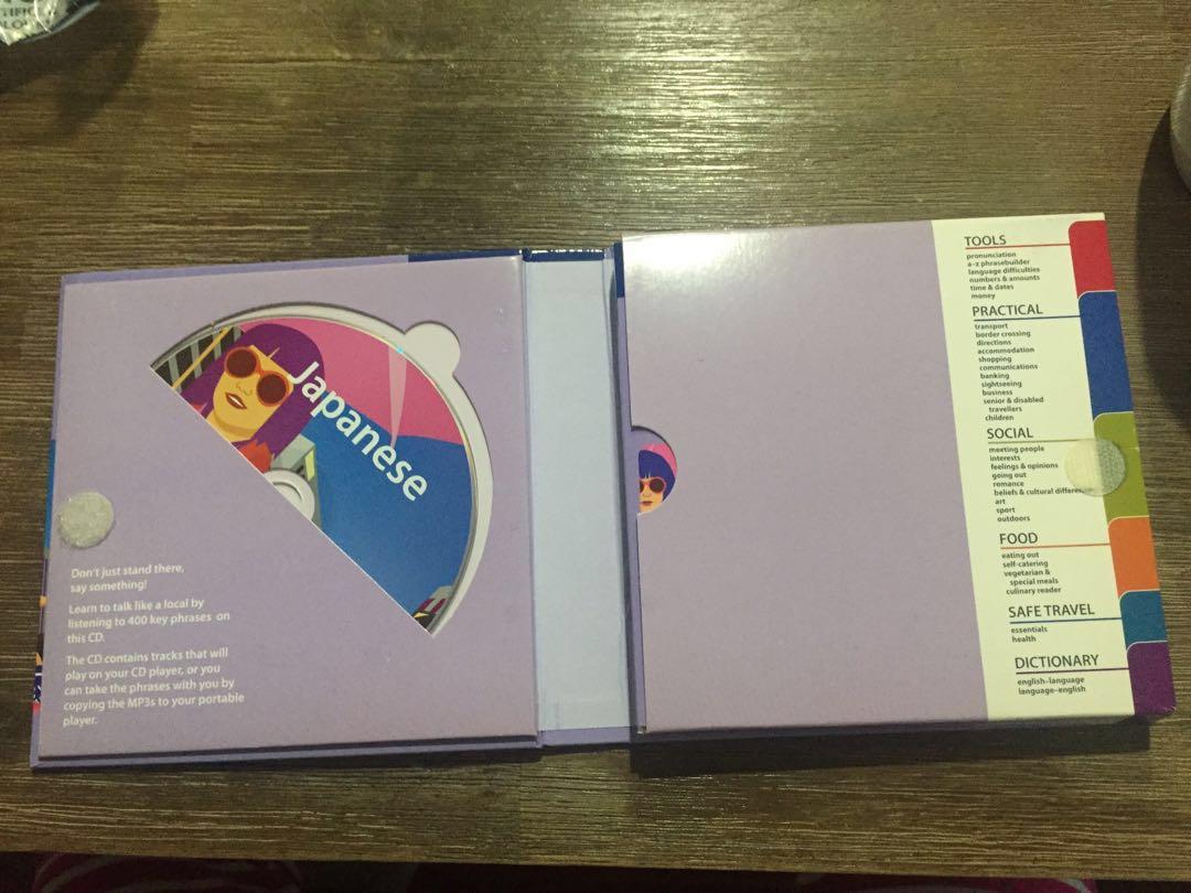 Lonely Planet Japanese Phrasebook With Audio Cd Books