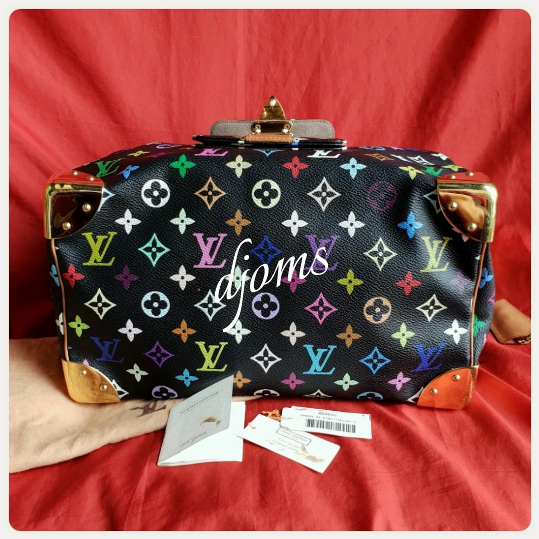 Louis Vuitton Monogram Multicolor Speedy 30 Ladies Boston Bag M92642  Discontinued Model Canvas Nume