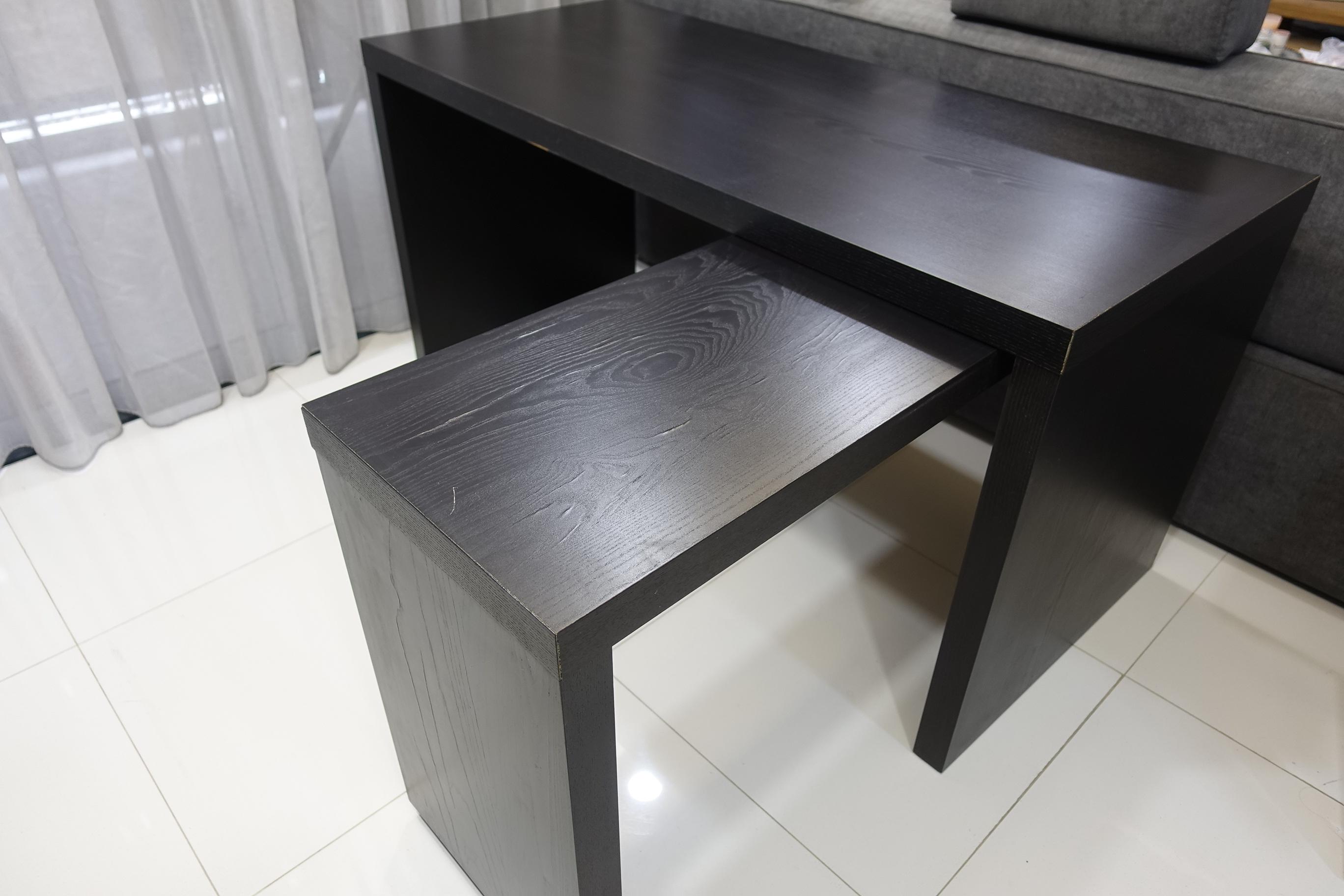 Malm Desk With Pull Out Panel Black Brown Furniture Tables