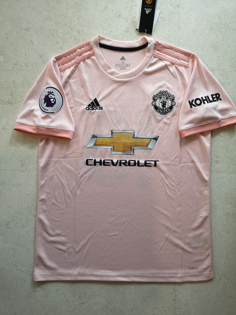 Man Utd Away Kit Instock Sports Sports Apparel On Carousell