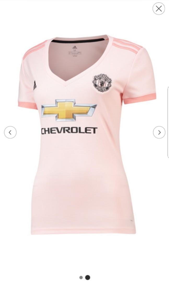 Manchester United 18/19 Away Kit (Womens) In Ice Pink (XS), Women's  Fashion, Tops, Other Tops on Carousell