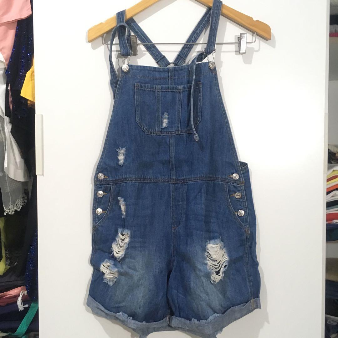mango jeans jumpsuit