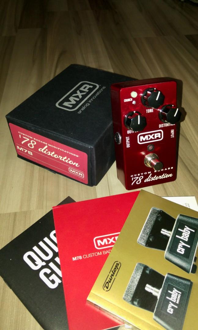 Mxr Custom Badass 78 Distortion Music Media Music Instruments On Carousell