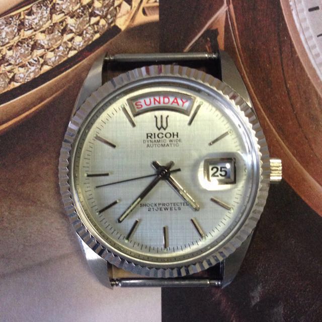 New Old Stock Richo Daydate Watch Rolex Homage Japanese Watches Automatic Watches Seiko Watches Luxury Watches On Carousell