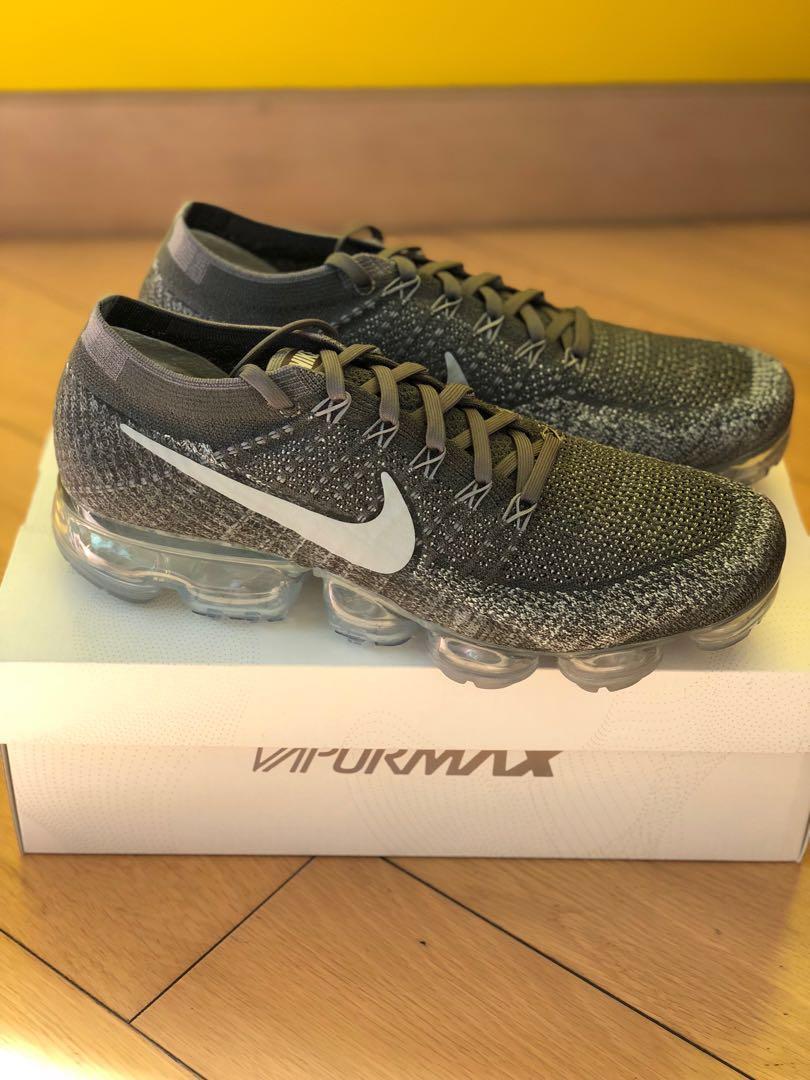 nike vapormax flyknit asphalt grey
