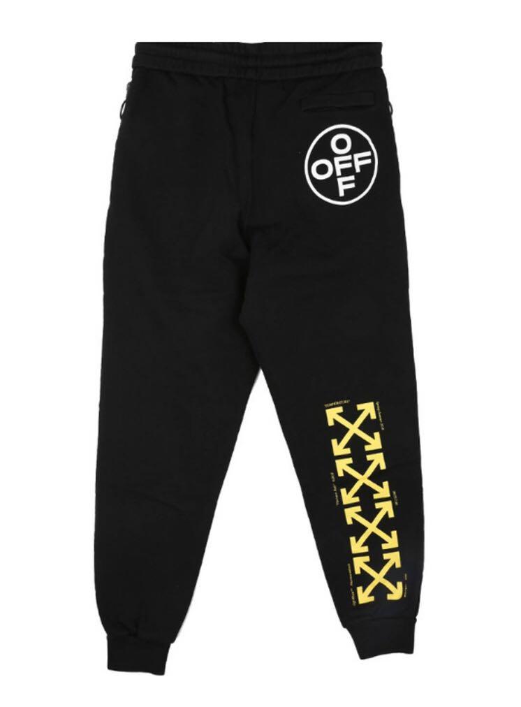 off white temperature sweatpants