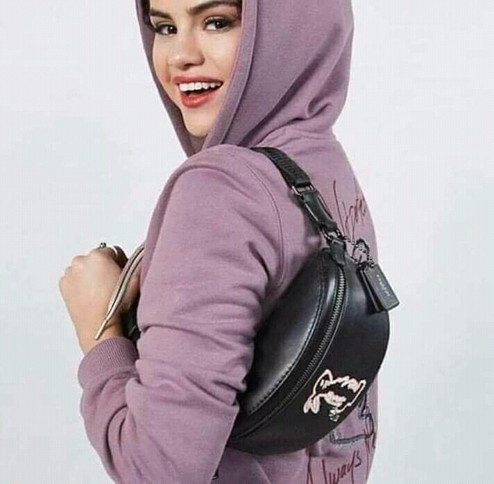 selena gomez coach belt bag