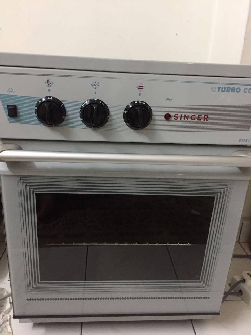 Singer built in shop oven