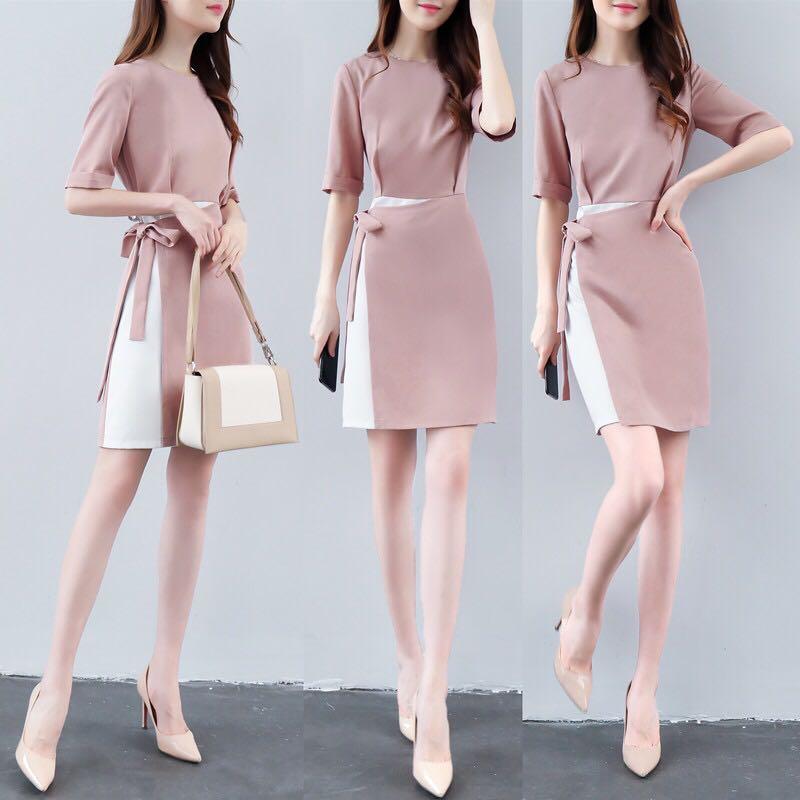 Pink office dress, Women's Fashion, Dresses & Sets, Dresses on Carousell