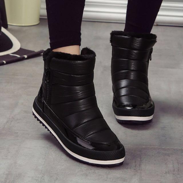 Quilted winter clearance boots