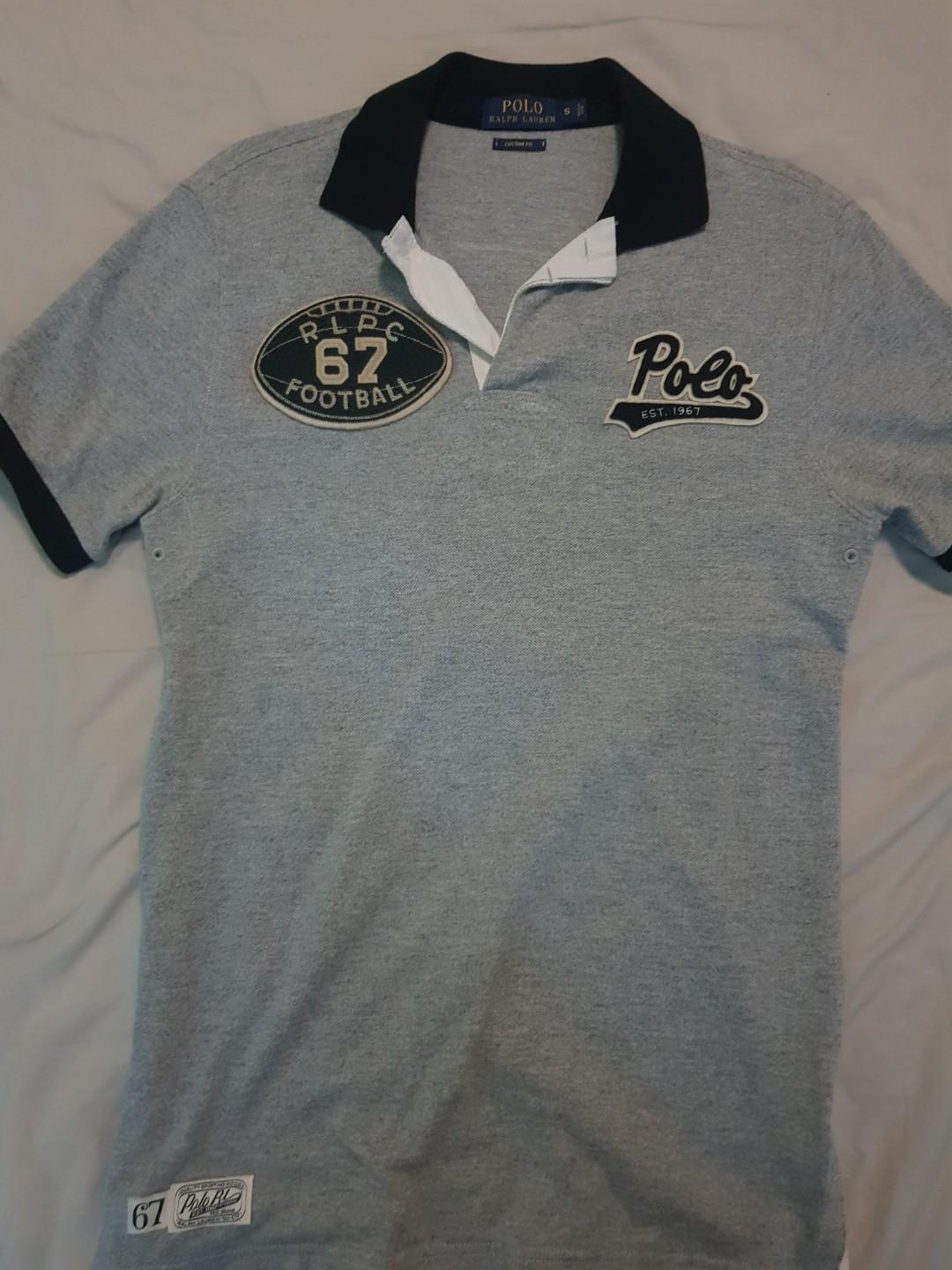 Ralph Lauren RLPC 67 Football Polo Tee, Men's Fashion, Tops & Sets, Tshirts  & Polo Shirts on Carousell